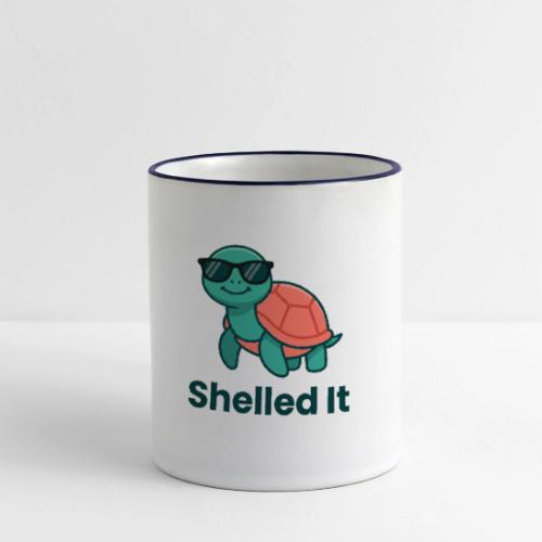 Funny Turtle Sunglasses Shelled It Cute Gift - Panoramic Mug