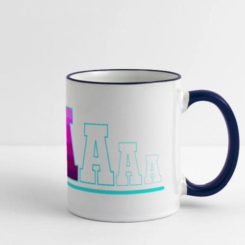 Letter A – Capital Varsity Alphabet Monogram - Panoramic Mug