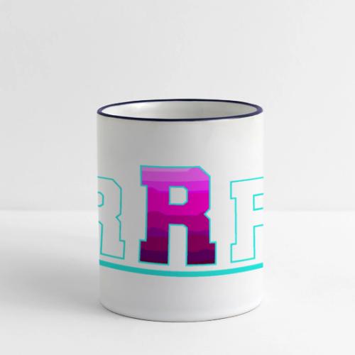Letter R – Capital Varsity Alphabet Monogram - Panoramic Mug