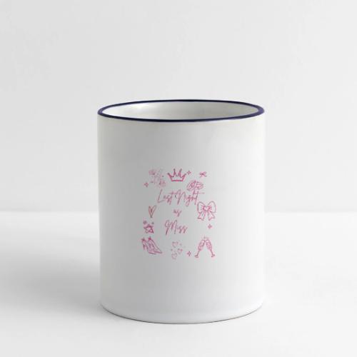 Last Night as Miss Bachelorette - Panoramic Mug