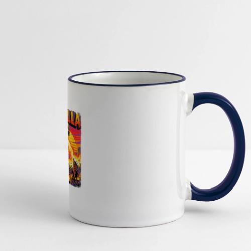 Labzilla Giant Yellow Labrador Monster Tee - Panoramic Mug