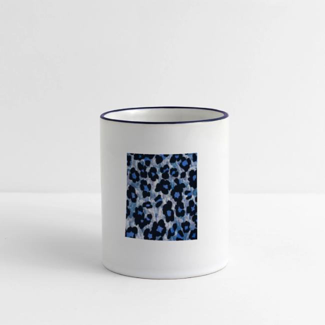blue ank black leopard pattern