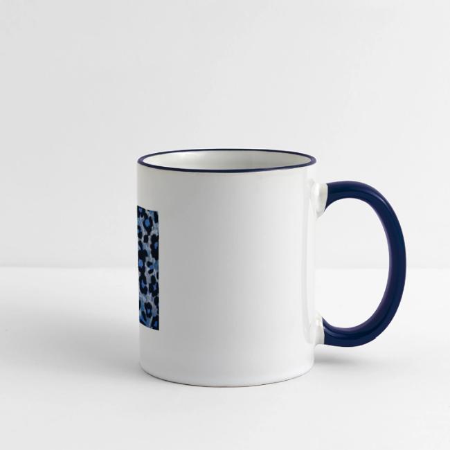 blue ank black leopard pattern