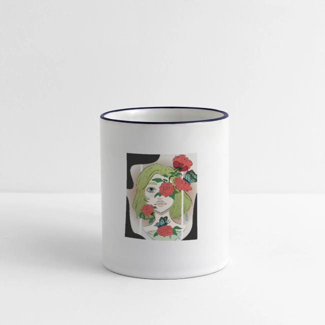 Girl with Rose Vine