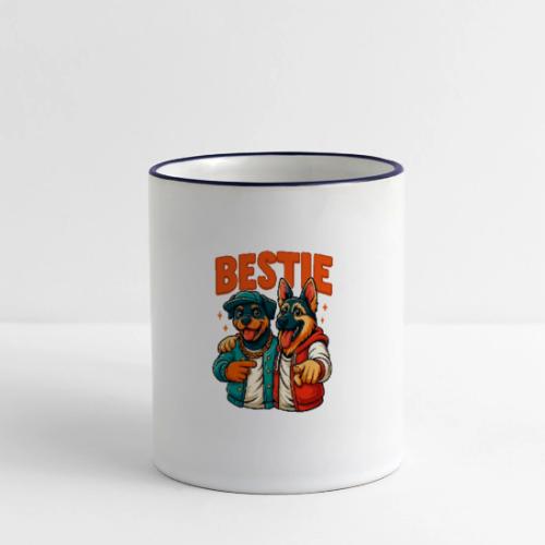 Hip Hop Dog Besties Shirt for Friends & Pet Lovers - Panoramic Mug