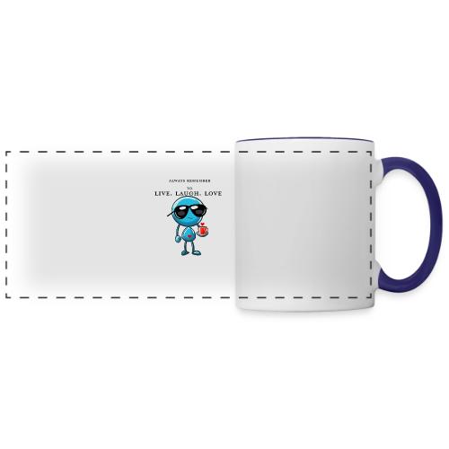 Remember to live laugh love - Panoramic Mug
