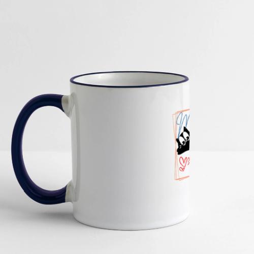 Meow Cat Paw Cute Kitty Lover Design - Panoramic Mug