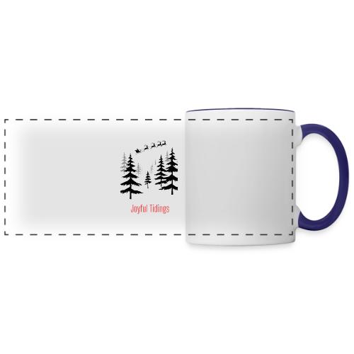 Joyful Tidings Christmas T-Shirt - Panoramic Mug