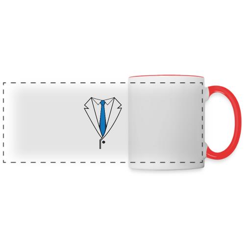Suit with Blue Tie - Panoramic Mug