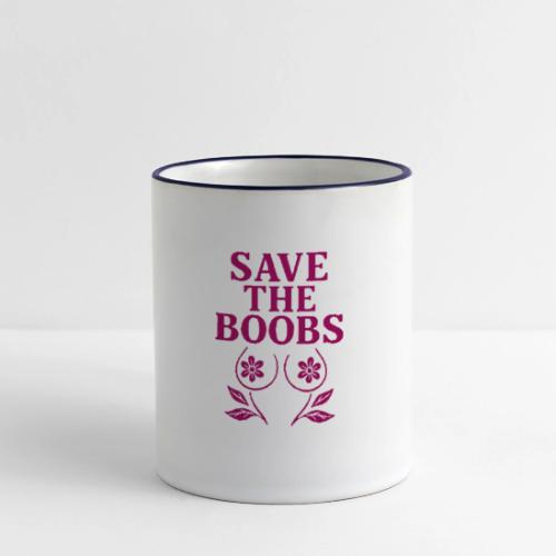 Save the boobs! - Panoramic Mug