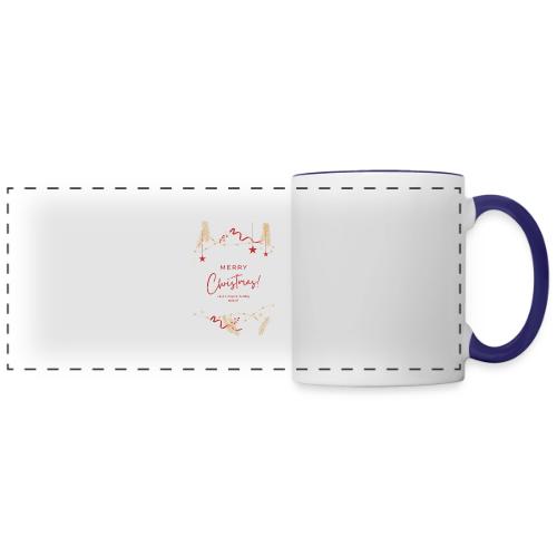 Merry Christmas Typography Design - Panoramic Mug