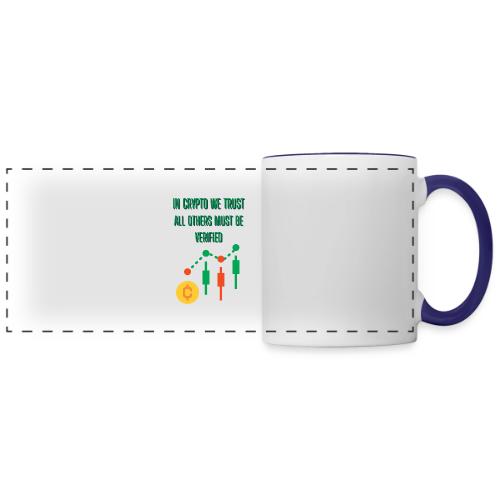 Sarcastic Bitcoin Investor T-shirt - Panoramic Mug