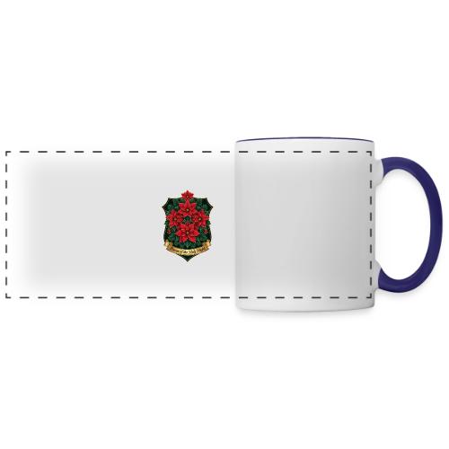 Poinsettia Crest T-Shirt - Panoramic Mug