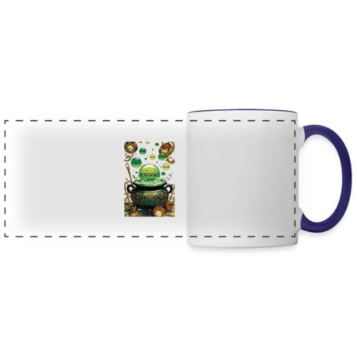Emerald Excuses Cauldron Graphic Tee - Panoramic Mug