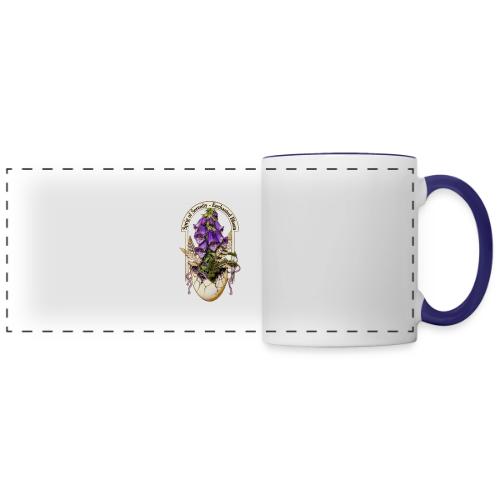 Spring Serenity Foxglove Tee, Easter Gift for wife - Panoramic Mug