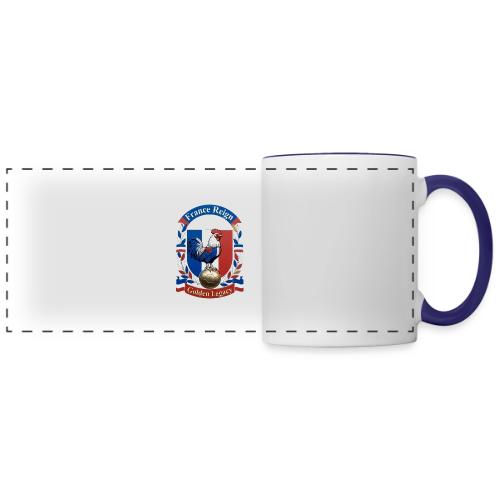 France Rooster Reign T-Shirt, Tricolore Pride Gift - Panoramic Mug
