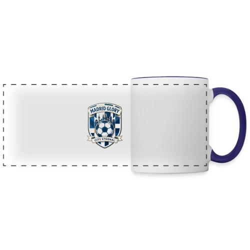 Madrid Skyline Glory T Shirt, Madrid Fan Gift - Panoramic Mug