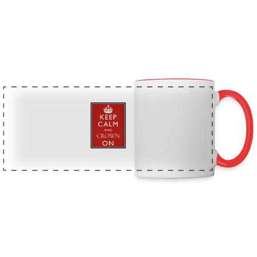 Keep Calm And Crown On logo - Panoramic Mug
