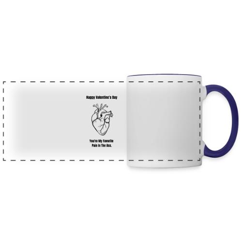I'm Glad I Swiped Right T-Shirt | Funny Valentine - Panoramic Mug