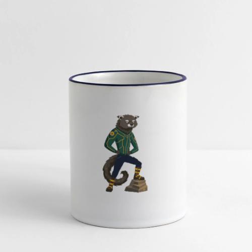 Raccoon Ranger in Neon Armor - Panoramic Mug