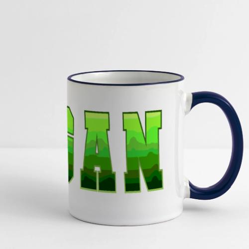 Green Wave Vegan - Panoramic Mug