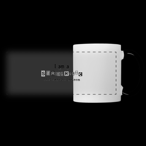 Black Serialholic Logo - Panoramic Mug