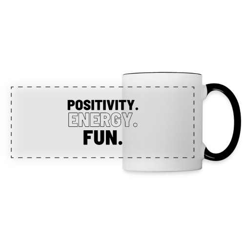 Positivity Energy and Fun Lite - Panoramic Mug