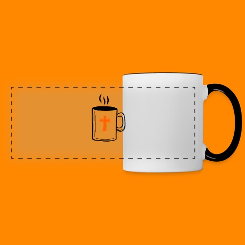 Caffeinated Christianity Pencil Logo - Panoramic Mug