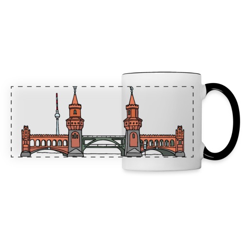 Oberbaum Bridge Berlin - Panoramic Mug