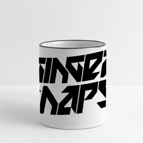 Ginger Snap5 logo (two lines black) - Panoramic Mug
