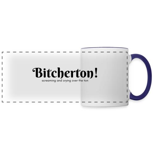 Bitcherton Logo Black - Panoramic Mug