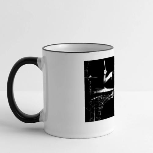 Landon Hall On Drums - Panoramic Mug
