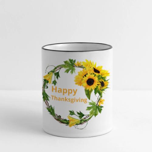 Happy thanksgiving - Panoramic Mug