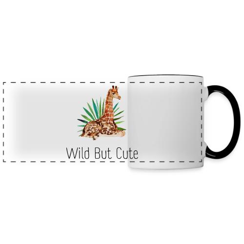 Wild but cute giraffe - Panoramic Mug
