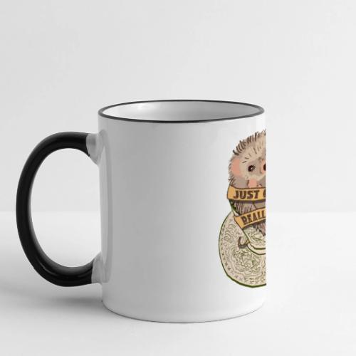 Hedgehog in cup - Panoramic Mug
