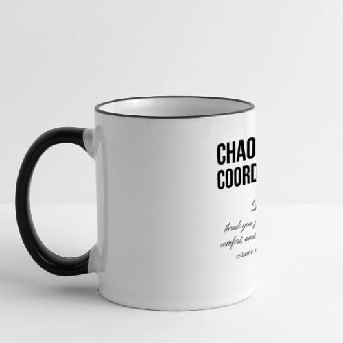 Chaos Coordinator: The Real Mom Job Title - Panoramic Mug