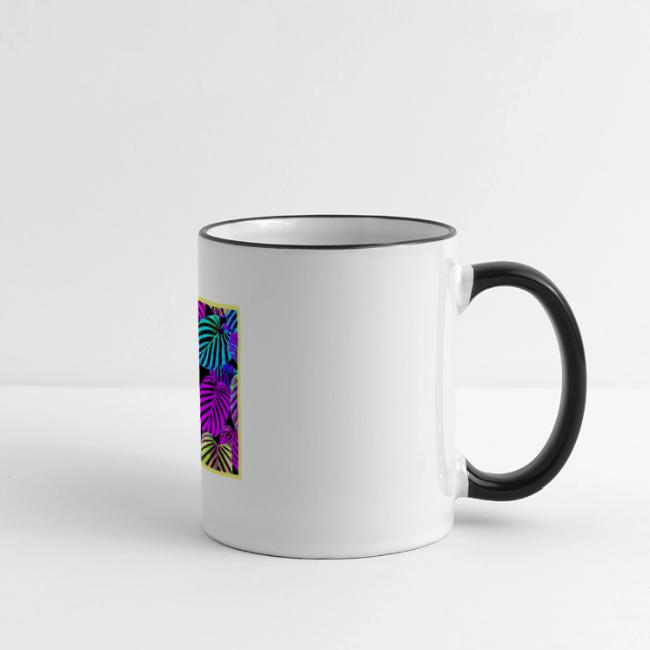 NeonLeaf Harmony Vibrant Pattern