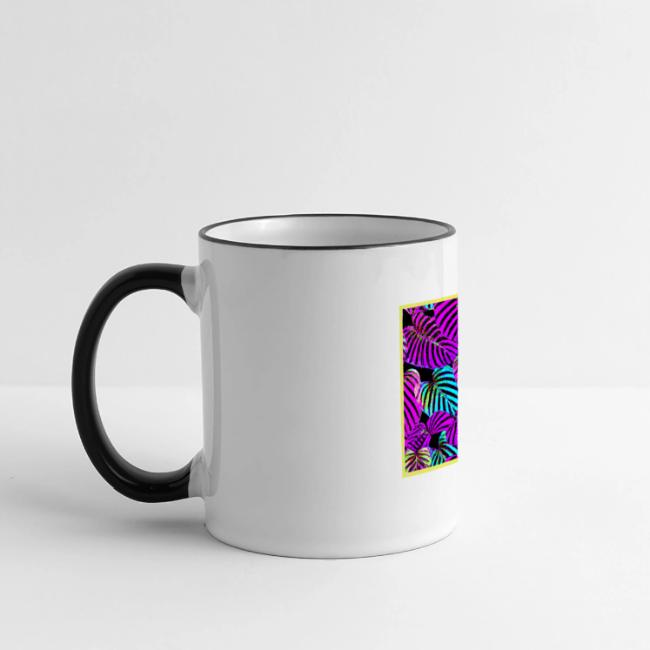 NeonLeaf Harmony Vibrant Pattern