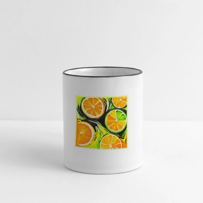 Vibrant Citrus Painting