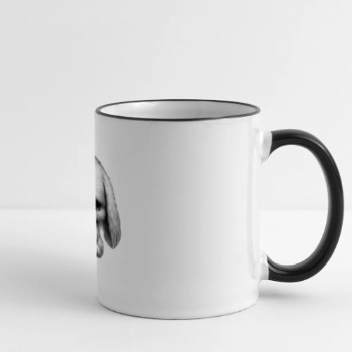 Sad Puppy Meme with Puppy Standing - Panoramic Mug