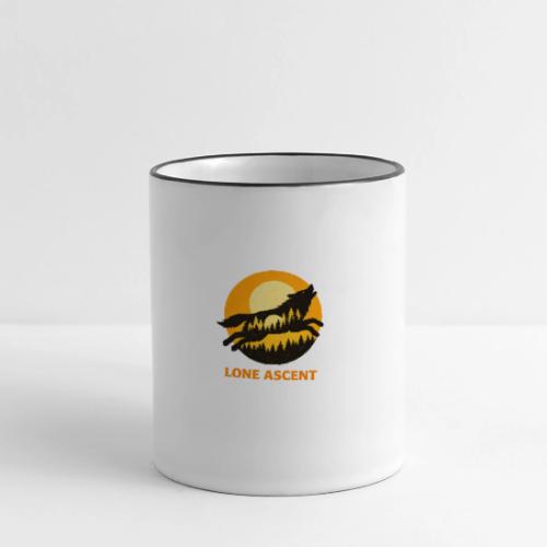 Lone Ascent Wolf - Panoramic Mug