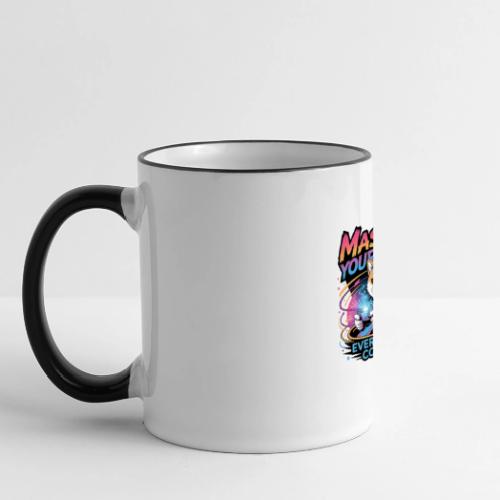 Cute Gamer Shiba Inu Level Up - Panoramic Mug