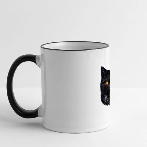 Cosmic Galaxy Rainbow Cat - Panoramic Mug