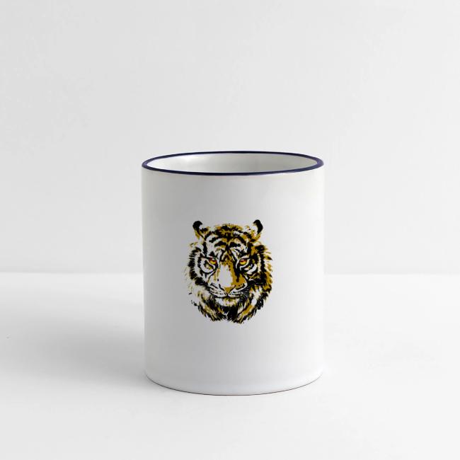 Realistic Tiger Illustration - Tiger Face