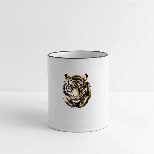 Realistic Tiger Illustration - Tiger Face