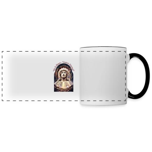 Easter He Is Risen Face of Christ T Shirt, Gift - Panoramic Mug