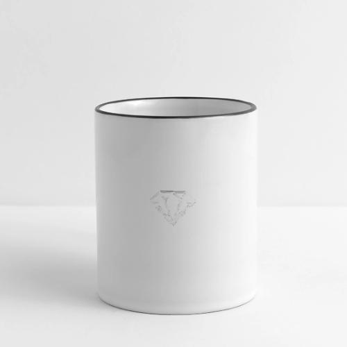 Minimal Diamond Logo | Luxury Streetwear Geometric - Panoramic Mug