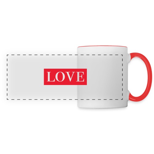Red LOVE - Panoramic Mug