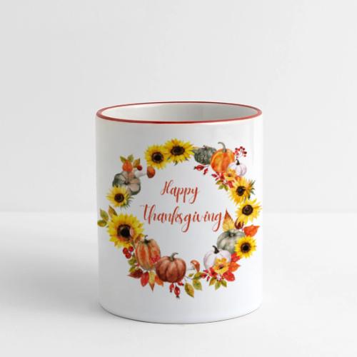 Happy thanksgiving - Panoramic Mug