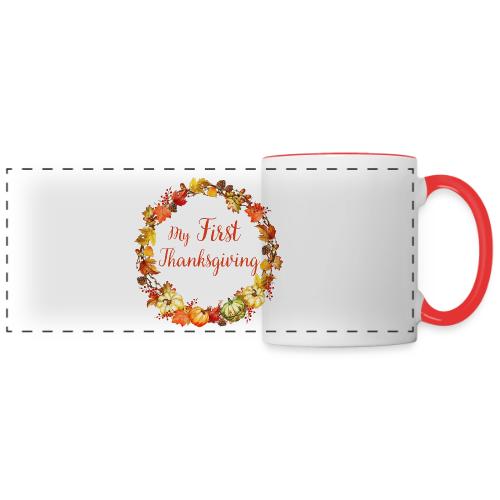 My first thanksgiving - Panoramic Mug
